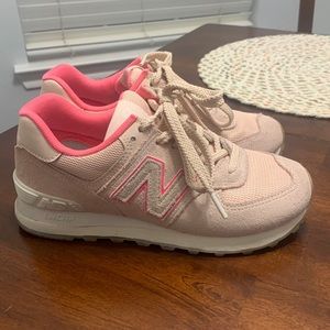 New Balance x J. Crew Pink Sneakers